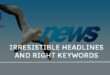 Irresistible Headlines and Right Keywords