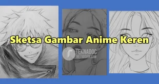 Sketsa Gambar Anime Keren